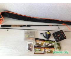 Комплект Akara Black Hunter Спиннинг катушка