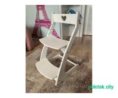 Растущий стул для ребёнка из фанеры