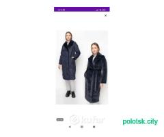 Шуба двусторонняя, новая