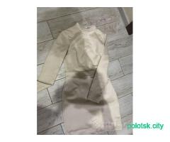 Платье замш