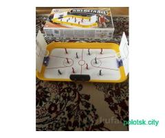 Настольные игры. Хоккей, футбол, баскетбол.