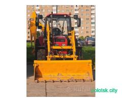 Аренда экскаватора-погрузчика