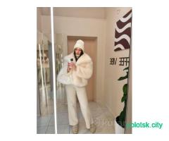 Шуба из экомеха