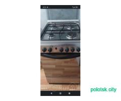 Газовая плита 50 на 50см нержавеющая сталь