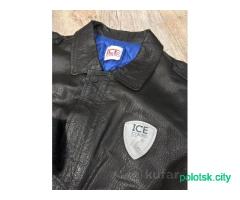 Куртка на мальчика 12 лет ICE iceberg (КОЖАНАЯ)