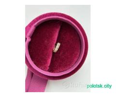 Золотая серьга 585 проба