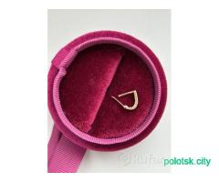 Золотая серьга 585 проба