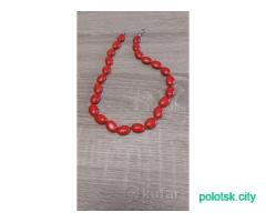 Бусы из коралла