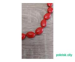 Бусы из коралла