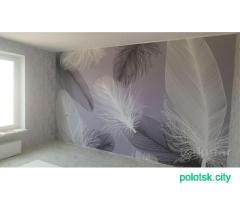 Поклейка обоев