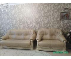 Диваны кожа