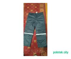 Штаны зимние рабочие утеплённые ватные.