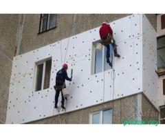 Утепление квартир, промышленный альпинизм