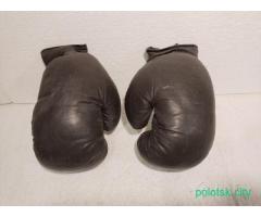 боксёрские перчатки, кожа