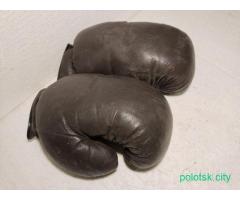 боксёрские перчатки, кожа