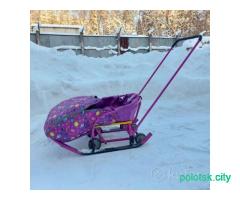 Санки-трансформер с мягким чехлом