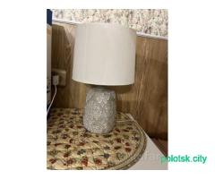 Керамическая настольная лампа