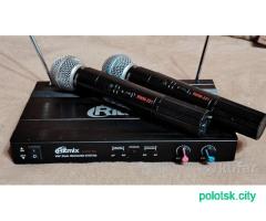 Микрофонная система RITMIX RWM-221, беспроводная