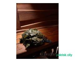 Дубовые и березовые веники для бани