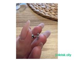 Сережки серебрянные