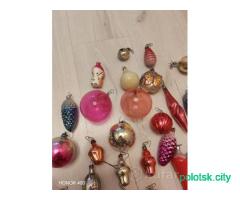 Игрушки елочные новогодние СССР