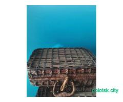 Корзинка (2шт одним лотом).9-13-25 см. 13-18-31 см