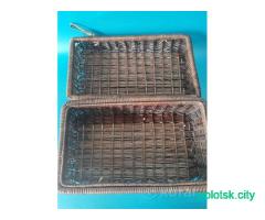 Корзинка (2шт одним лотом).9-13-25 см. 13-18-31 см