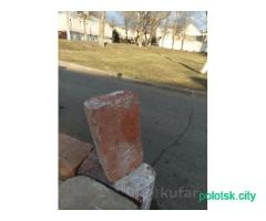 Кирпич красный отборный б/у