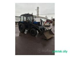 Трактор БЕЛАРУС с бульдозером-погрузчиком