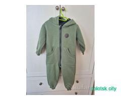 Комбинезон футер трехнитка с начесом рост 86