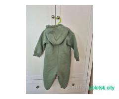 Комбинезон футер трехнитка с начесом рост 86
