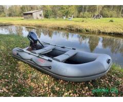 Лодка + мотор 5 сил