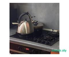 Варочная стеклянная газовая панель