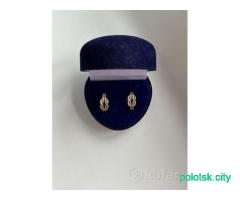 Серьги сережки золотые