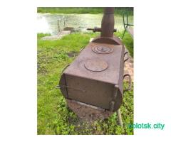 Печь буржуйка для приготовления пищи