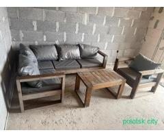 Садовая мебель «Домино» LOFT. Массив сосны
