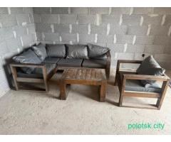 Садовая мебель «Домино» LOFT. Массив сосны